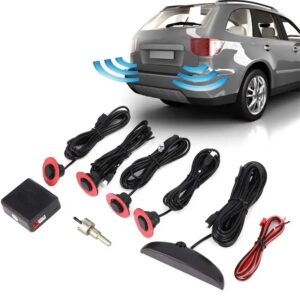 Sensor de aparcamiento plano para coche.