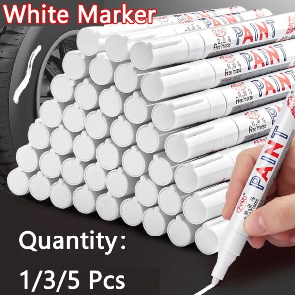 Bolígrafo de Gel blanco.