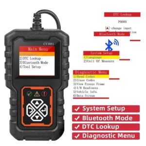 Escáner OBD2 profesional CY300.
